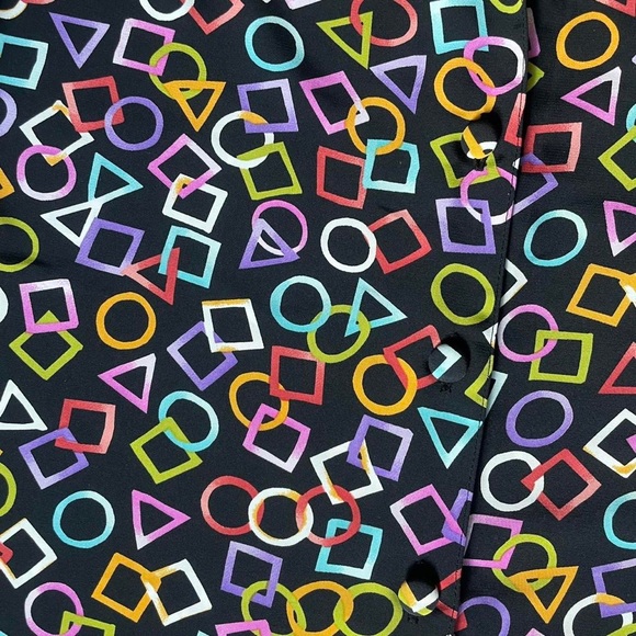 Retro patterned blouse - Picture 4 of 4